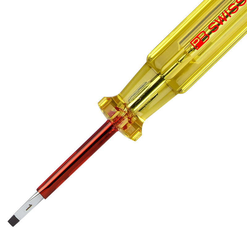 PB SWISSTOOLS Swiss imported electric pen screwdriver test pen electric pen test pen electric pen 250V tool screwdriver batch 175. 3.5*75mm (PB 175.1-75)