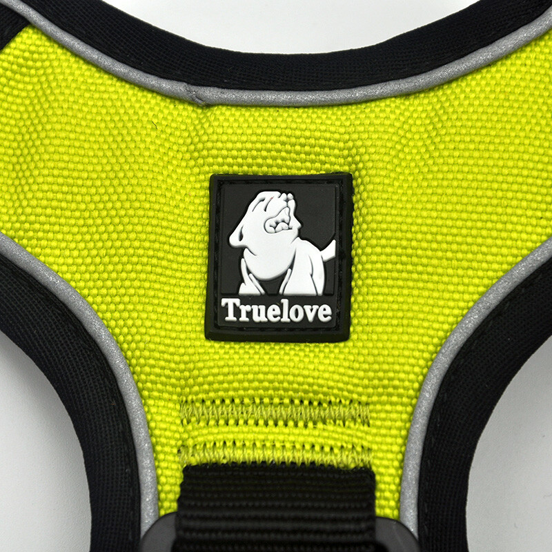 TRUELOVE explosion-proof pet harness for small, medium and large dogs, dog leash, dog harness, dog vest style harness TLH5651 Orange (excluding traction rope) S bust 43-56CM recommended 4-7KG