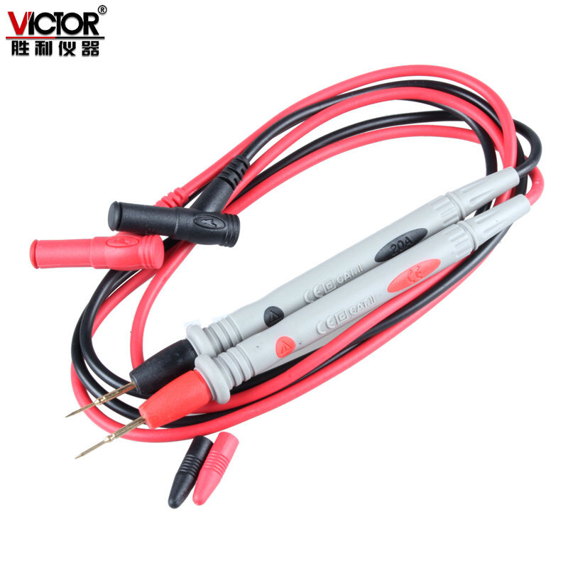 Victory Instrument (VICTOR) Multimeter Universal Accessory 20A Test Leads and Sticks CAT III 1000V 20A 20A Extra Fine Test Leads