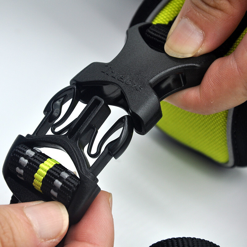 TRUELOVE explosion-proof pet harness for small, medium and large dogs, dog leash, dog harness, dog vest style harness TLH5651 Orange (excluding traction rope) S bust 43-56CM recommended 4-7KG