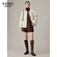 
Clothing and beautiful white circle fur short coat new lazy style small coat oriental simple luxury style beige M