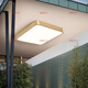 Puerta de villa Tongyan Lámpara de techo de cobre completa Insecto a prueba de insectos Lámpara de la lámpara del salón de la puerta al aire libre Lámpara de balcón de balcón X3893-500/cuadrado