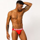 Confidential delivery of men's self-hybrid underwear cotton breathable sexy U-convex sexy double underwear men's thong self-made sapphire blue men's cotton sexy underwear M