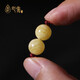 Xinyou natural ore Russian material white flower beeswax round beads single star and moon bodhi accessories top beads with loose beads single bead full honey round beads 10mm/single with certificate