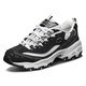 斯凯奇（Skechers）女子D LITES时尚绑带运动鞋 12241-BKW 35