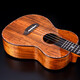 Aitar flagship love her twin flowers full board ukulele playing high-end electric box small guitar AT520 AT920 Acacia Mu full single (electric box model) 23