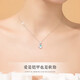 MZMZ moonstone platinum necklace women's fashion pt950 platinum clavicle chain Valentine's Day birthday gift for girlfriend jewelry light luxury model-Rupert Necklace