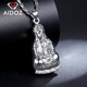 Aido Diamond pt950 Platinum Guanyin Pendant Men's Platinum Guanyin Bodhisattva Pendant Pendant Height 22mm Width 10mm Weight 2.3-2.5g