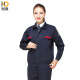 Naidian anti-static work clothes suit spring and autumn wear-resistant and breathable factory workshop auto repair men's and women's engineering clothing labor protection clothing can be customized with logo hidden blue spring and autumn 180