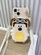 Face shell vivo y200 mobile phone case full cover y77 soft Y76s Y74s women's Y93s anti-fall 85 oblique straddle lanyard 73s silicone y200i cartoon x90 coin wallet y100 Dongbai dog coin wallet mobile phone case + leather pattern crossbody vivo X70