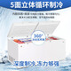 
Haier freezer commercial large capacity of 500 liters or more commercial horizontal freezer double-open door fully frozen minus 38 degrees deep-cold speed freezer seafood cabinet electric freezer -38 degrees/freezable 1160 Jin [Jin equals 0.5 kg]/829GHEP 829L