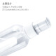 Meidu refill bottle, foaming bottle, spray bottle, fine mist hydration spray bottle, cosmetic travel refill bottle, press bubble bottle, no manual work, plastic transparent empty bottle, small spray bottle, transparent refill bottle [30+50+80+100] ML+ funnel