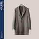 VICUTU coat fashionable suit collar business versatile woolen coat for men VBS21341283 Khaki 175/96B