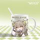 Yingtang morgen Arche umgeben Q Version W KELSICATI WASSER MOUM MILK MILK TURKEM GRÖSSE WASSER TRINK WASSER CUP XR723 SAGA Exquisite Tasse [Tassen + Löffel]