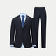 Heilan House (HLA) suit men's spring and autumn new light business classic series suit suit Navy 01 suit + trousers reservation 5XL 185/104B