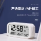 Kode jam alarm siswa suhu dan kelembaban meter indoor elektronik fotosensitif LCD anak-anak bercahaya LCD jam samping tempat tidur sederhana hitam
