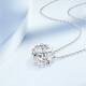 Mengjinyuan platinum pendant PT950 heart-to-heart love pendant four-leaf clover platinum pendant does not include necklace gift