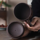 Junlixuan Zisha Cup Yixing Fully Handmade Original Mineral Purple Clay Tea Set Zisha Cup Tea Cup Strong Bamboo Cup 500ml