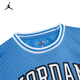 NIKE JORDAN Nike AJ children's clothing for boys and girls summer vacation two-piece short T-shirt 024 new breathable children's short-sleeved moss blue 110 /52 (4T) recommended height 98-104