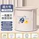 Yuxiang Baby Schwimmeimer Kinderbad Eimer Haushalt Neugeborenes faltbares Schwimmbad Baby Bad Eimer Bad Bad Eimer Z Super groß + doppelschichtige Verstellbarer Halsring + 20 Badebeutel