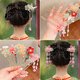 Qianbaolai children's hairpins, ancient style Hanfu hair accessories, girls' hairpins, Chinese-style hairpins for girls, tassels, ancient costume hairpins 10-Yilan