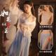 
Fee et moi women's pajamas sexy suit role play uniform seductive short skirt secretary uniform maid battle robe 6198 lace spliced ​​retro pleated suspender skirt + pants