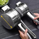 Meikejie vegetable filling water squeezer stainless steel manual juicer household juicer vegetable dehydration dumpling filling squeeze vegetable water artifact all steel thickened 16.5cm * full hole
