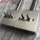 PIALT industrial style lever switch stainless steel panel concealed retro can be exposed to the wire tube open line one open dual control two open dual control (single/double control universal)