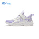 361 children's shoes, children's running shoes 25 autumn boys and girls 3-14 years old cushioning campus sports shoes Purple 38