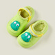 Happy Mary Children's Cotton Slippers Girls Winter 2023 New Infant Home Indoor Waterproof Baby Slippers Girls Bag Heel Fruit Green Inner Length 14cm Suitable for Feet Length 14cm