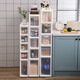 KAMAN storage gap ultra-narrow cabinet side gap refrigerator bathroom kitchen narrow gap storage storage rack side household 20cm width 3 layers