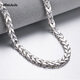 Miss JuJu PT950 platinum necklace men's platinum herringbone chain domineering boss keel snake bone chain thick and wide chain can be customized, weight 15.40g, length 55cm, thickness about 2.8mm