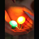 Youfan Meng Pet LED Dog Luminous Pendant Luminous Anti-lost Lamp Dog Tag Cat Bell Night Dog Walking Lamp Yellow