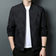 
Jinba middle-aged and young spring men's jacket spring and autumn 2024 new middle-aged dad casual jacket K12123 dark green 2XL 185