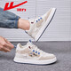 Chaussures masculines Huili, chaussures haut de gamme, chaussures pour hommes et été masculines pour hommes, chaussures blanches sportives décontractées, chaussures de planche polyvalente, style masculin, Mikhaki 3524 39