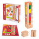 Fu Child Tetris Puzzle-Puzzle-Bausteine ​​für Jungen und Mädchen entwickeln Kinder in der frühen Bildung intelligenz Spielzeug Geburtstagsgeschenke Hirnerziehung [74 Fragen Training]