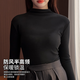 Yu Zhaolin half turtleneck bottoming shirt for women with velvet and brushed thickening for women to keep warm in autumn and winter, and to wear autumn and winter tops with style