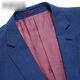 Jijia pure wool men's suit top Slim business casual professional solid color suit wool blue openable cufflinks 175A suit top