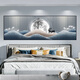 Dincmei Dingchuangmei bedroom bedside decoration painting stickers self-adhesive living room room master bedroom hotel guest house background wall mural stickers 01. Meditation width 180cm-height 60cm (recommended 1.8m bed) with adhesive on the back (high-definition waterproof, peel and stick)
