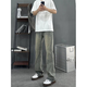 
7 best products, micro-flare jeans for men, spring and summer American retro high street slim loose straight trousers for men, TYFS-Y9131 retro blue XL