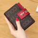 CUADEN KLLIATM light luxury clutch new bag women's wallet short coin purse female wallet birthday gift for girlfriend and wife coffee with red gift box 2025 high-end girl bag practical and heart-warming gift for wife, mother and elders