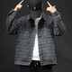 
Back-detect denim jacket men's loose autumn and winter work jacket men's casual top men's fashionable denim jacket cardigan jacket 6908 gray [spring and autumn style] M (110-130Jin [Jin equals 0.5 kg])