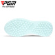 PGM Golf Shoes Women's Waterproof Knob Women's Sports Shoes Non-Slip Cushioning Lightweight Spikeless Shoes XZ385-Emerald White 38