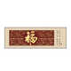 Aohanfu letter living room hanging painting banner red new Chinese sofa background wall decoration painting festive Baifu picture high-end mural JD15786 240*80 (matched with a sofa or wall about 3 meters) texture oil canvas aluminum alloy black frame