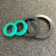 Aoyanlai lever type nitrile seal ring fluorine rubber gasket stainless steel quick connector NBR gasket nitrile oil-resistant rubber gasket fluorine rubber DN80 3 inches