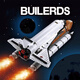 Huilie es compatible con el shuttle espacial de Lego shuttle Rocket Shuttle Space El astronauta reúne enormes juguetes de bloques de construcción para la Terminal de la Terminal de Aeropuerto de Boys 694pcs