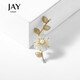 Jay hibiscus brooch, high-end female corsage, suit accessories, birthday gift for elder mother and mother-in-law