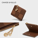 Cahoe Kullo Offizielle Website offizielle Brieftasche für Frauen Kurz Neues 2025 Mode Nische Frauen Kartenbeutel Clutch Frauen Brieftasche Geldbörse Brieftasche Karamell Brown Bohnen Blonde-kk Frauen Bag Geburtstag für Freundin