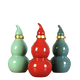 Lan Shengjia Wine Bottle Treasure Gourd Ceramic One Jin Jin is equal to 0.5 kg. Vinegar Empty Bottle Wine Jar Ceramic Household Sealed Liquor Jug Jar 500ml 500ml One Jin Jin is equal to 0.5 kg. Packed (cyan) gourd