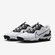 耐克（NIKE）男鞋棒球鞋运动鞋Alpha Huarache轻质抓地耐磨透气灵活百搭春夏季 White/Black 白色黑标 42 码=US8.5